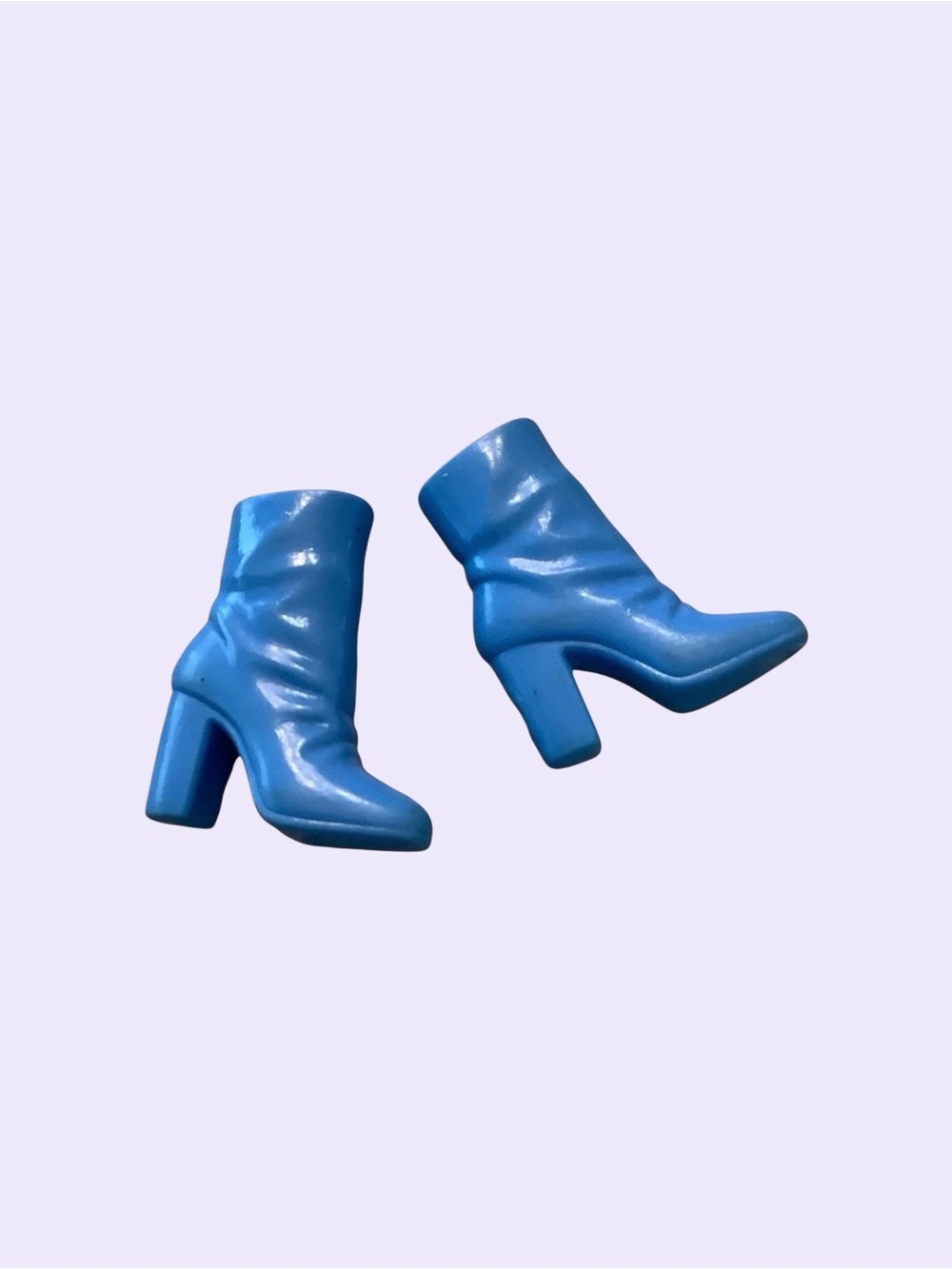 Doll Shoes Mattel Barbie Sky Blue Ankle Boots